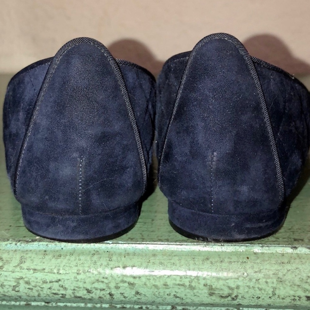 Manolo Blahnik Yak Quilted Suede flats - Picture 5 of 5